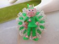 Vintage Leprechaun Pin Plastic Irish St Patricks Pattys Day Brooch Collectible Mid Century Jewelry Gift, VivianJoel.com