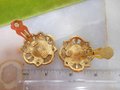Vintage AVON Mogul Earrings Chunky Large Headlight Ornate Clip On Designer Mid Century Jewelry, VivianJoel.com