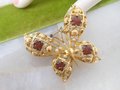 Vintage AVON Butterfly Brooch Insect Bug Enamel Pin Designer Crystal Rhinestone Figural Jewelry Gift, VivianJoel.com