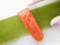 Vintage BAKELITE Pumpkin Orange Carved Fur Dress Clip Brooch Old Plastic Pin Art Deco Jewelry Gift Mid Century, VivianJoel.com