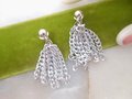 Vintage SARAH COVENTRY Fringe Chain Earrings Dangle Drop Clip On Silvertone Tassel Magic Designer Jewelry Mid Century Gift, VivianJoel.com