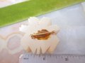 Vintage Carved Rose Brooch Large Corsage Bone Bovine Artisan Handcraft Flower Pin Mid Century Jewelry Gift, VivianJoel.com