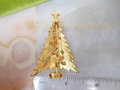Vintage ART Enamel Christmas Tree Pin Brooch Designer Signed ARTHUR PEPPER Rhinestone Jewelry Mod Mid Century Gift, VivianJoel.com