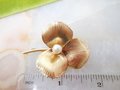 Vintage WINARD Pearl Pin Shamrock Leaf Clover Gold Fill 12K Designer Brooch GF Mid Century Jewelry Gift, VivianJoel.com