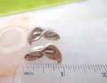 Vintage STERLING SILVER Earrings Flower Calla Lily Screw Back Mid Century Jewelry Wedding Gift, VivianJoel.com