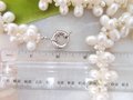 Vintage Baroque Pearl Necklace Bead Woven Cluster Beach Winter White Wedding Toggle Clasp Jewelry Gift, VivianJoel.com
