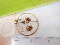 Vintage REGEL Wreath Brooch Gold Fill Rose Flower 12K GF Valentine Petite Designer Jewelry Gift Mid Century, VivianJoel.com