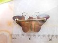 Vintage Norway STERLING SILVER Butterfly Pin Brooch Hroar Prydz Enamel Guilloche Figural 925 Mid Century Jewelry *as is*, VivianJoel.com