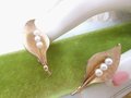 Vintage KREMENTZ Brooch Earrings Set Cultured Pearl Leaf Pin Gold Overlay Designer Mid Century Jewelry Gift, VivianJoel.com