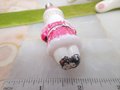 Vintage Milk Glass Figural JAPAN Christmas Tree Bulb Ornament Kitschy Cute Antique *Non Working*  Mid Century, VivianJoel.com