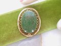 Vintage Jade Gold Fill Designer Pin Brooch Pendant GF Filigree SARAH COVENTRY Jewelry Gift Mid Century, VivianJoel.com