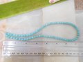 Vintage Amazonite Bead Supply LOT 66 Blue Gemstone Jewely Making Supply Round Drilled Loose, VivianJoel.com