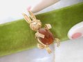 Vintage Rabbit Bunny Pin Brooch Jelly Belly Easter Designer Figural Mid Century Jewelry Gift, VivianJoel.com