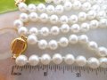 Vintage CAROLEE Pearl Necklace LOT 2 Luminous White Bead Runway Designer Wedding Classic Jewelry Gift, VivianJoel.com