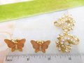 Vintage AVON LOT 5 Earrings Lapel Pin Rhinestone Clip On Pierced Post Snowflake Butterfly Designer Jewelry Gift, VivianJoel.com