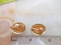 Vintage AMCO Cameo Earrings True Carved Shell Gold Filled GF Screw Back Dainty Jewelry Designer Mid Century Gift, VivianJoel.com
