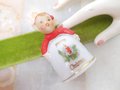 Vintage Christmas JAPAN Pixie Elf Bell Ceramic Figurine Mid Century Decor Holiday Gift, VivianJoel.com
