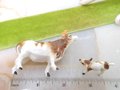 Vintage Cow Mom and Baby Set Miniature Bone China Porcelain Figurine Japan Farmhouse Clutter Mid Century Gift, VivianJoel.com
