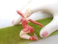 Vintage Celluloid Brooch Ice Skater Dancer Plastic Pin Figural Mid Century Jewelry Gift *As Is*, VivianJoel.com