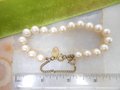 Vintage MIRIAM HASKELL Pearl Bracelet Glass Bead Designer Hang Tag Wedding Mid Century Jewelry, VivianJoel.com