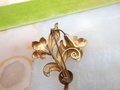 Vintage CARL ART Gold Fill Brooch 12K GF Designer Pin Elegant Lily Flower Mid Century Jewelry Gift, VivianJoel.com