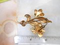 Vintage CARL ART Gold Fill Brooch 12K GF Designer Pin Elegant Lily Flower Mid Century Jewelry Gift, VivianJoel.com