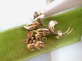 Vintage CARL ART Gold Fill Brooch 12K GF Designer Pin Elegant Lily Flower Mid Century Jewelry Gift, VivianJoel.com