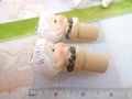 Vintage LOT 2 Girl Angel Head Set Ceramic Figurine Japan Mid Century Craft Supply Christmas Angel, VivianJoel.com