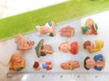 Vintage LOT 11 Figural Pin People Brooch Scatter Artisan Handcraft Clay Petite Unique Jewelry GAU FRANKEN Tinnie Mid Century, VivianJoel.com