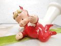 Vintage Devil Cupid ARDALT JAPAN Ceramic Valentine Anytime Figurine Mid Century Decor Holiday Kitsch *as is*, VivianJoel.com
