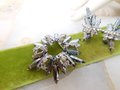 Vintage JULIANA Starburst Flower Brooch Earrings Set Hematite Pin Rhinestone Crystal Designer Verified Mid Century Jewelry, VivianJoel.com