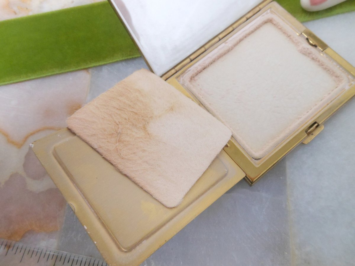 Vintage Compact Beta Epsilon Phi Sorority Powder Purse Mirror Walter Ross Life Learning Friendship, VivianJoel.comoro