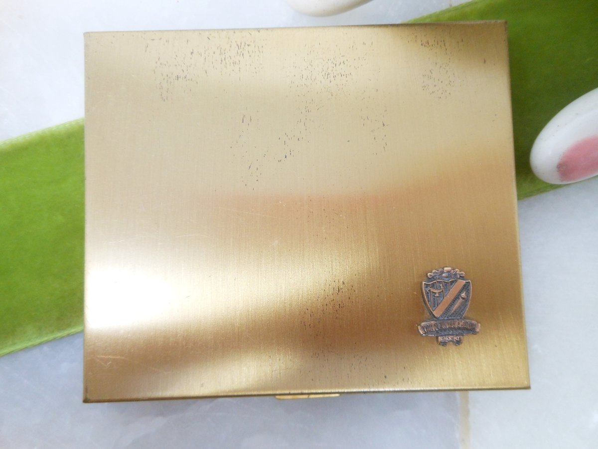Vintage Compact Beta Epsilon Phi Sorority Powder Purse Mirror Walter Ross Life Learning Friendship, VivianJoel.comoro