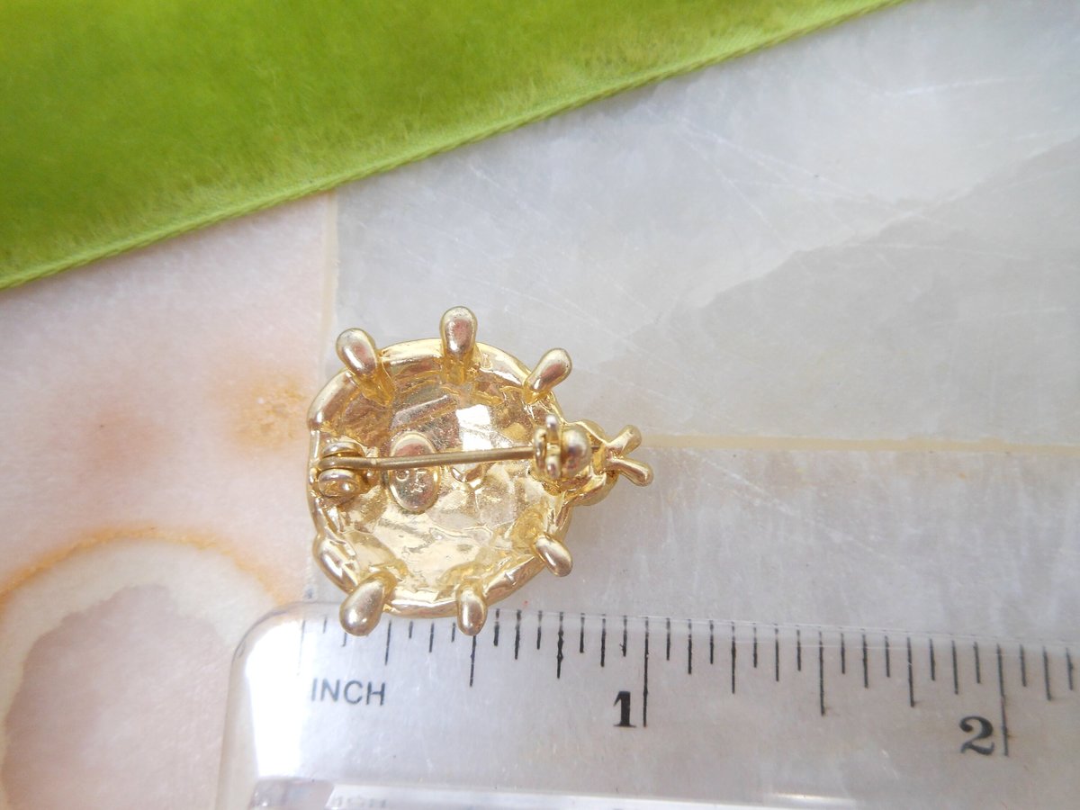 Vintage NLH Designer Bug Pin Insect Brooch Crystal Rhinestone Beetle Ladybug Figural Scatter Mid Century Jewelry Gift, VivianJoel.com
