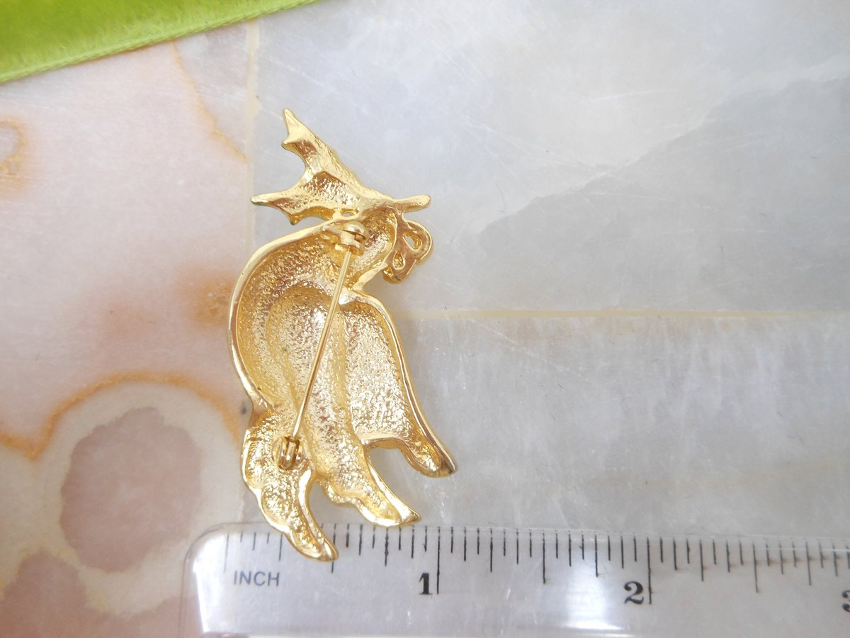 Vintage Christmas Glitter Dove Bird Pin Brooch Enamel Holiday Peace Figural Jewelry Gift, VivianJoel.com