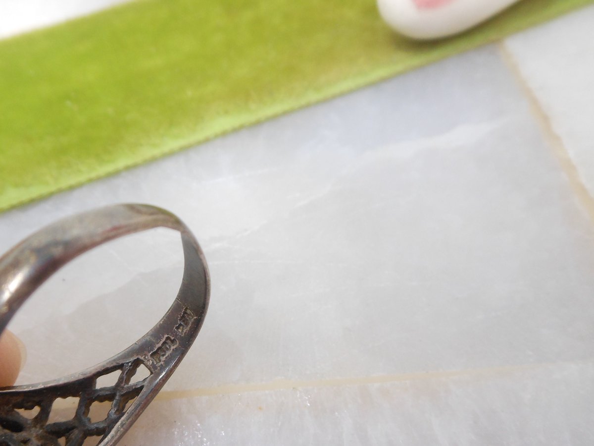 Vintage STERLING SILVER Wicca Ring 925 Pentagram Pentacle Star Size 11.5 Designer Jewelry Gift,  VivianJoel.com