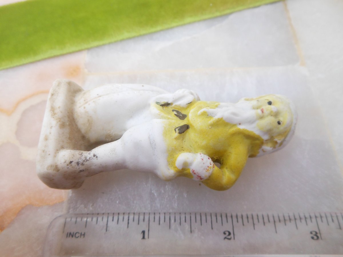 Vintage JAPAN Gnome Pixie Elf Santa Bisque Ceramic Porcelain Christmas Anytime Figurine Mid Century, VivianJoel.com