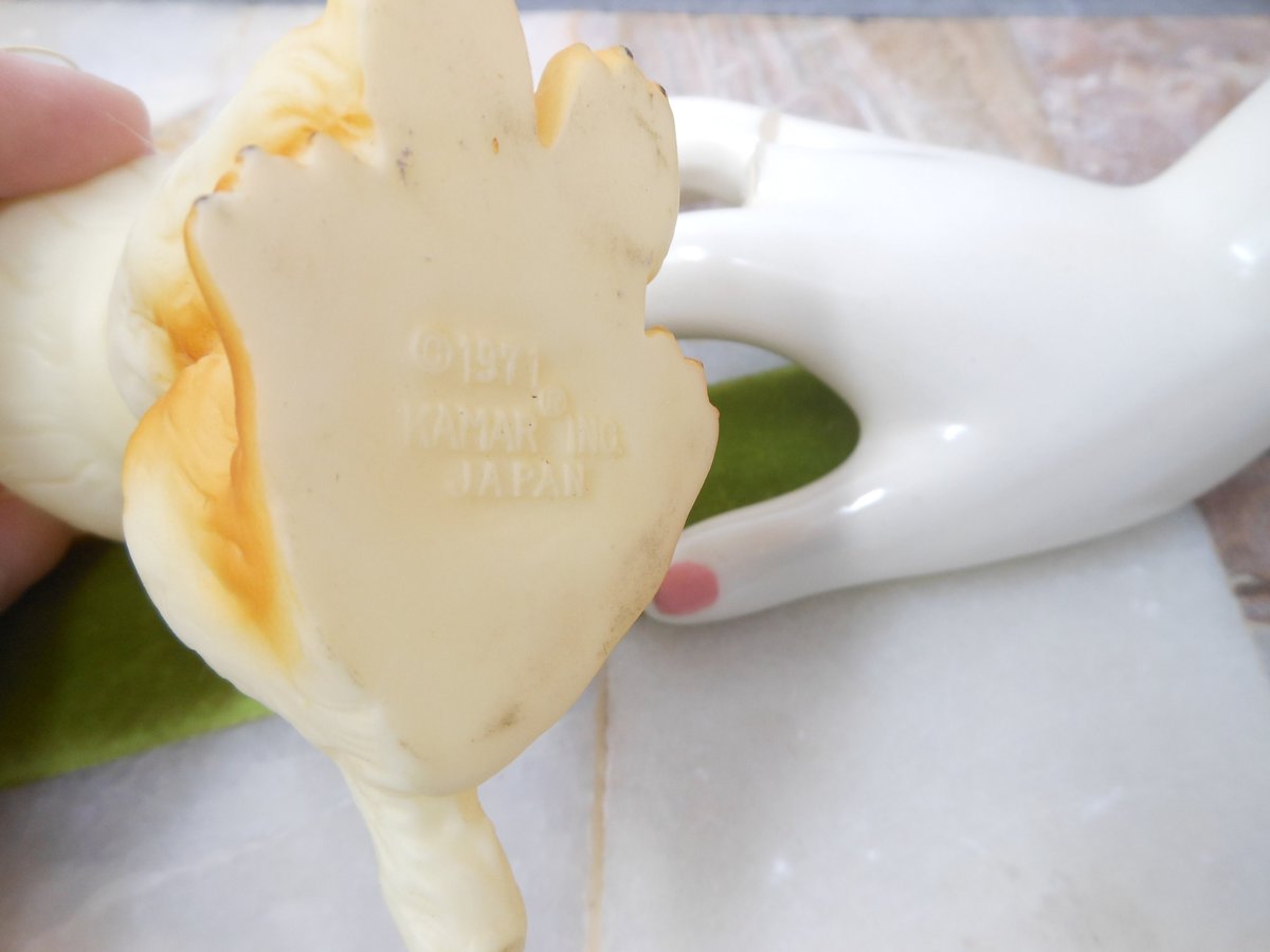 Vintage KAMAR JAPAN Rubber Scotty Terrier Dog Toy Ornament Furry Soft Plastic 1970s Mid Century, VivianJoel.com