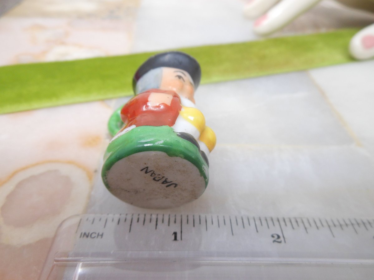Vintage JAPAN Miniature Toby Mug Colonial Man Mini Ceramic Porcelain Figurine Mid Century Gift, VivianJoel.com