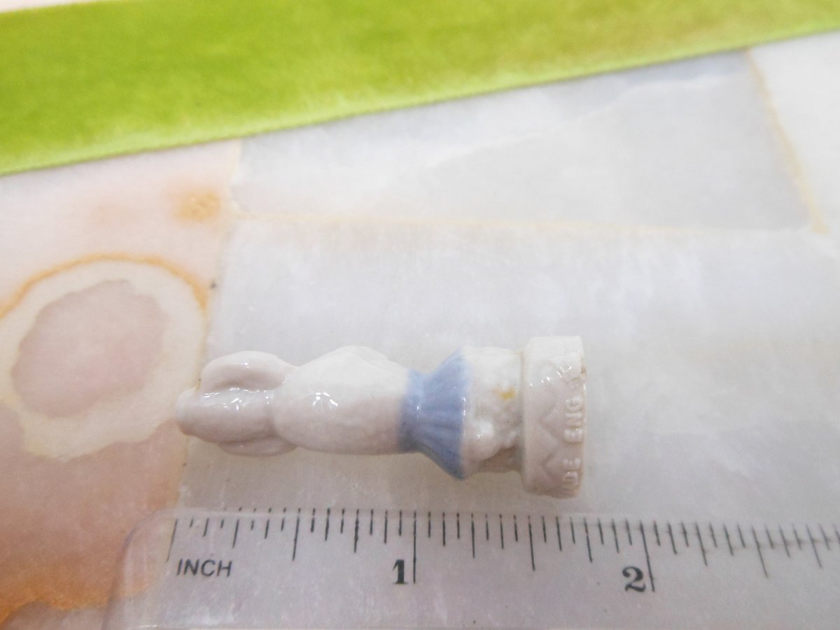 Vintage WADE England Poodle Tutu Circus Whimsies Ceramic Porcelain Dog Figurine Miniature Gift, VivianJoel.com