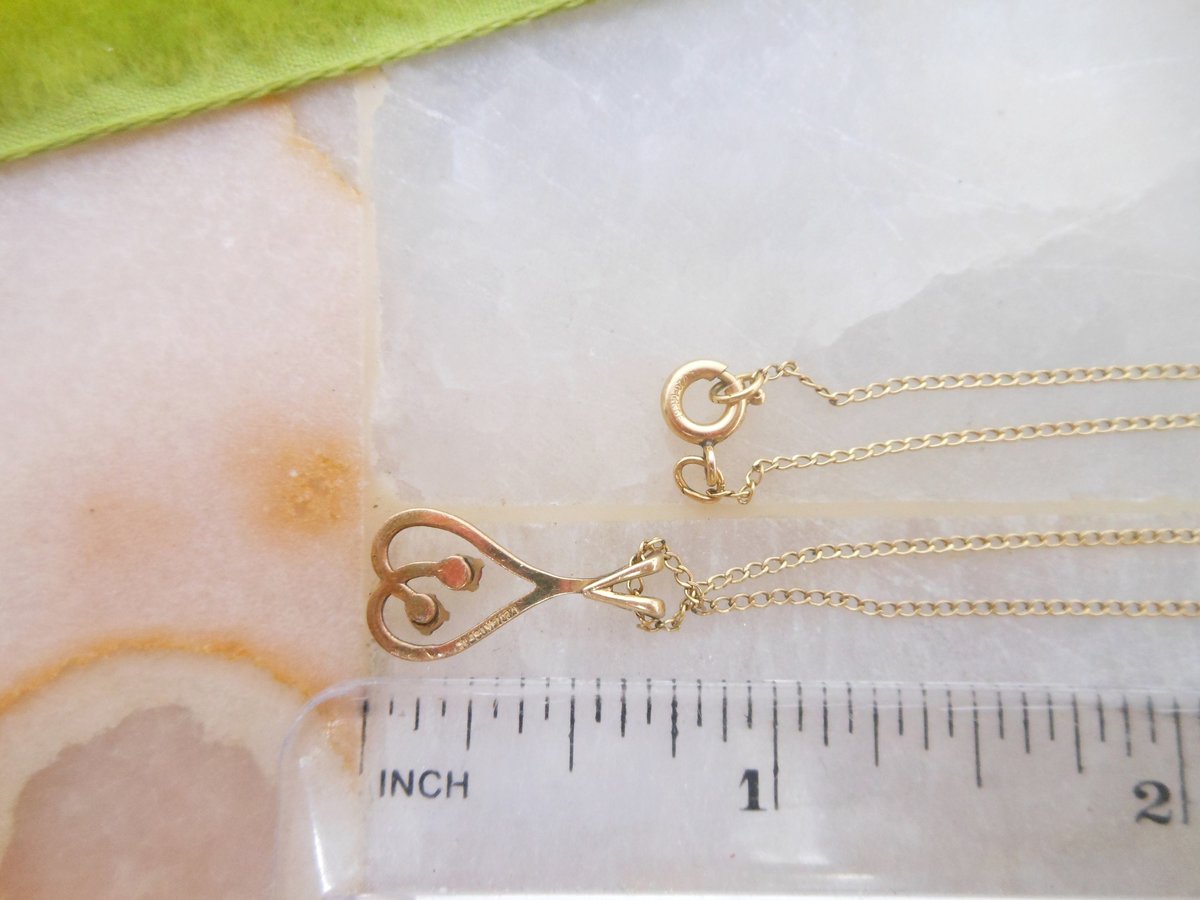 Vintage Ruby Red  Gold Fill Pendant Necklace Petite Minimalist GF Crystal July Birthday Designer Mid Century Jewelry Gift, VivianJoel.com