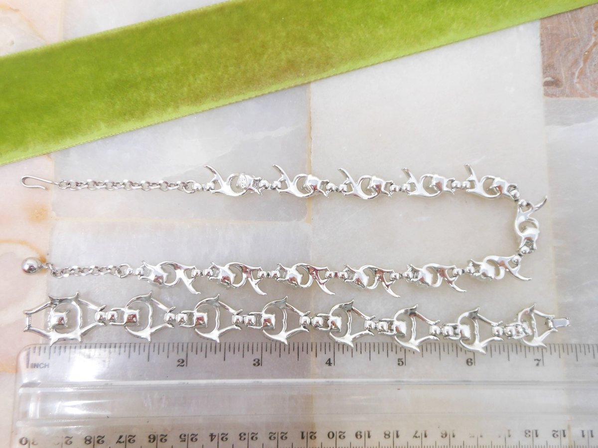 Vintage SARAH COVENTRY Parure Necklace Bracelet Earrings Set Gray Rhinestone Cool Surrender Mid Century Designer Jewelry, VivianJoel.com