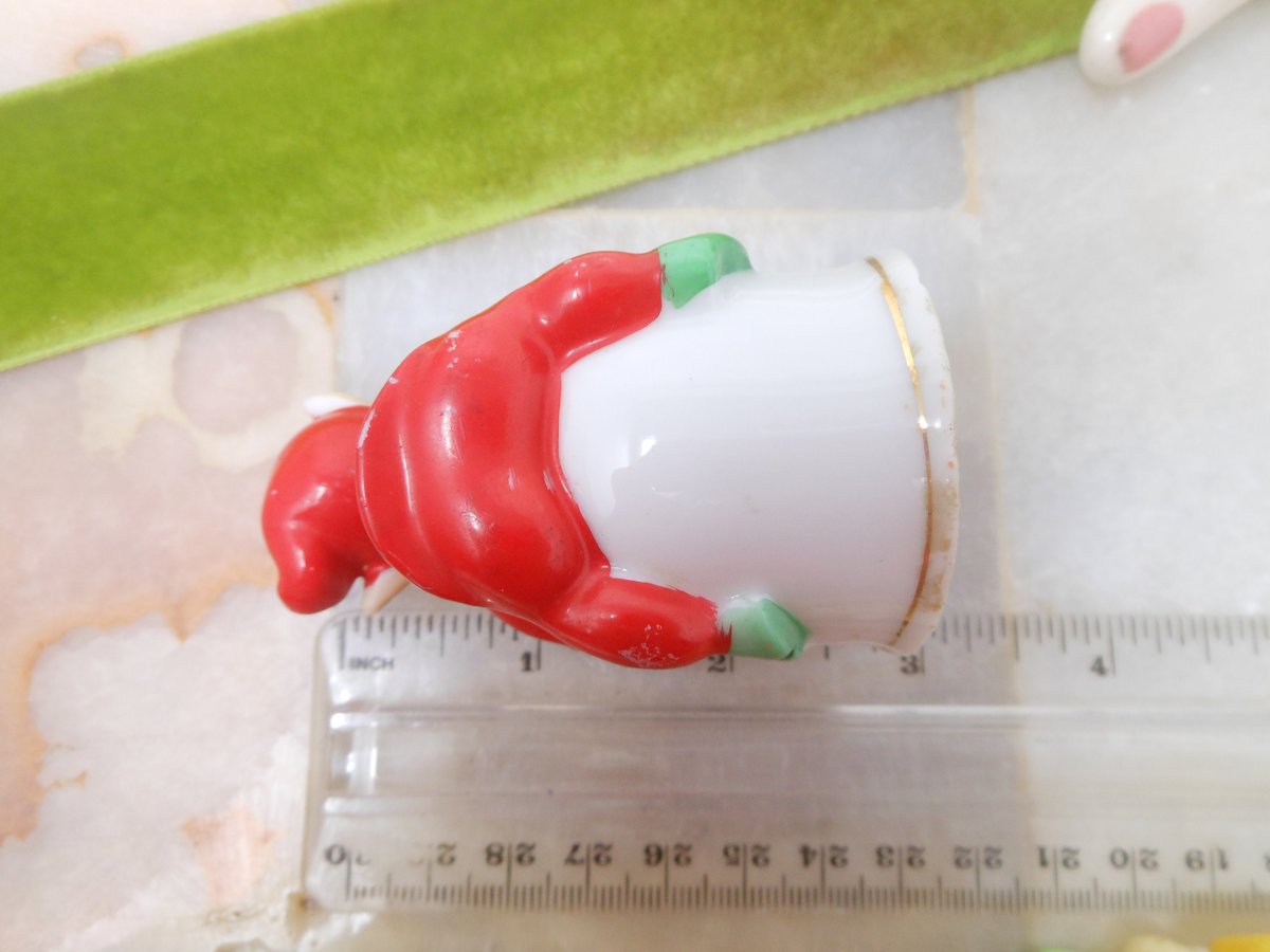 Vintage Christmas JAPAN Pixie Elf Bell Ceramic Figurine Mid Century Decor Holiday Gift, VivianJoel.com