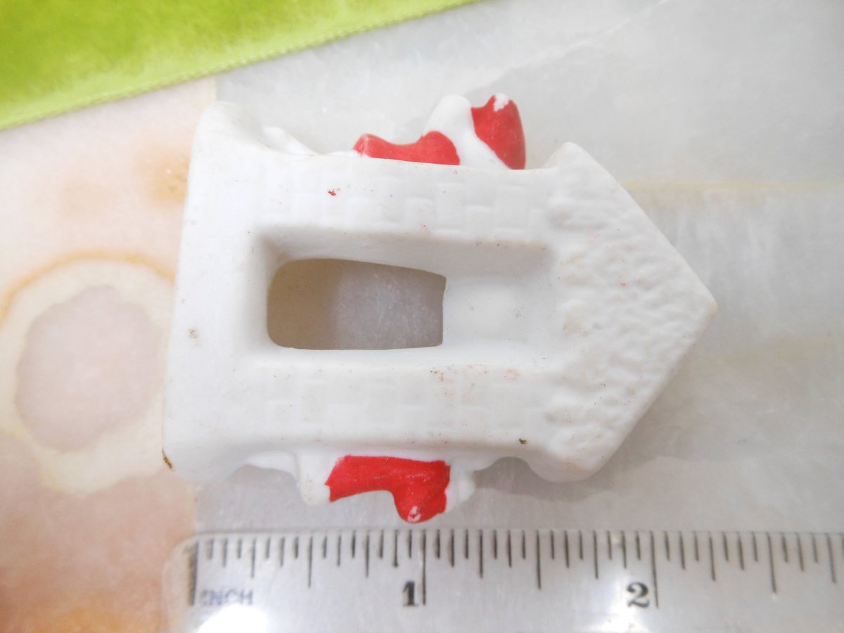 Vintage Caroler GERMANY Miniature Snow Baby Snowbabies Bisque Porcelain Christmas Figurine Mid Century *Flawed As Is*, VivianJoel.com