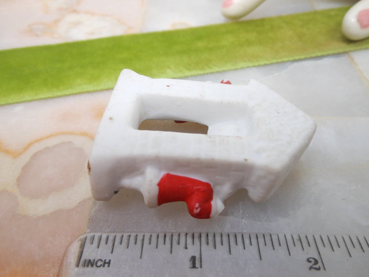 Vintage Caroler GERMANY Miniature Snow Baby Snowbabies Bisque Porcelain Christmas Figurine Mid Century *Flawed As Is*, VivianJoel.com