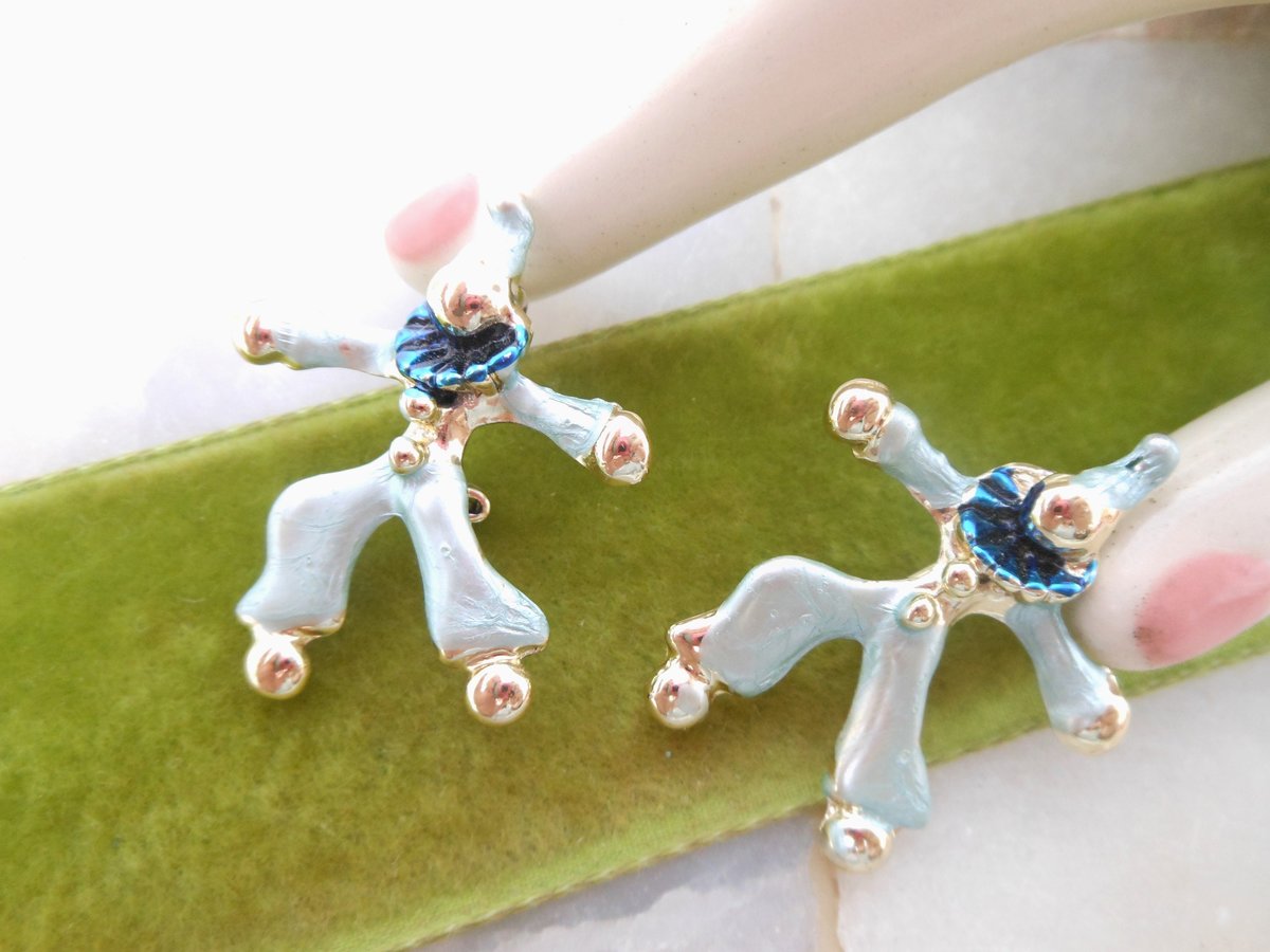 Vintage Jester Clown Scatter Pin Set Figural Enamel Brooch Petite Pair Mardis Gars Party Time Mid Century Jewelry Gift, VivianJoel.com