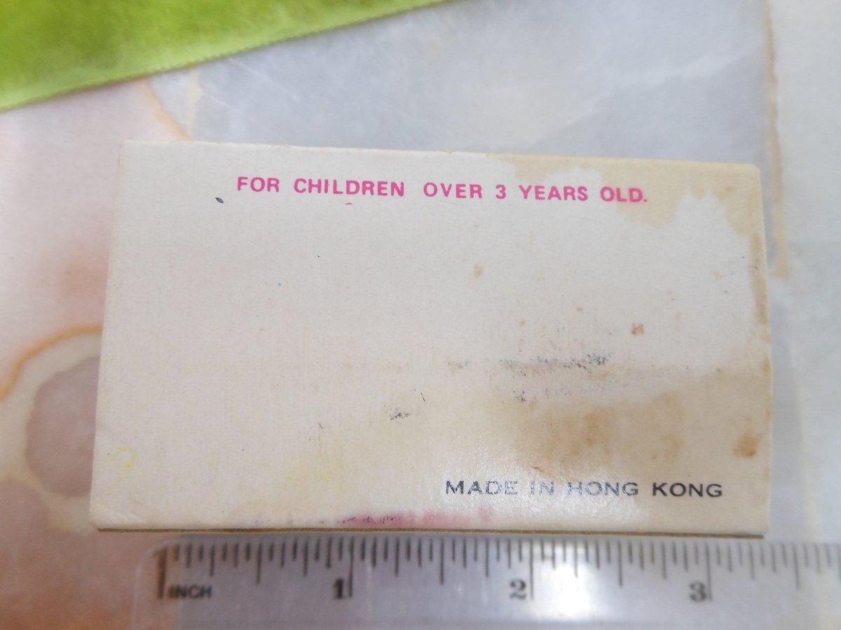 Vintage Santa Ornament Matchbox Christmas Rubber Face Doll Miniature Kitschmas Kitsch HONG KONG Mid Century Gift, VivianJoel.com