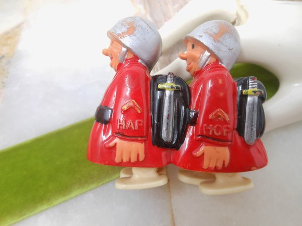 Vintage MARX Ramp Walker Toy Soldier Doll Incline Plastic Hap Hop 1960s Collectible Mid Century, VivianJoel.com